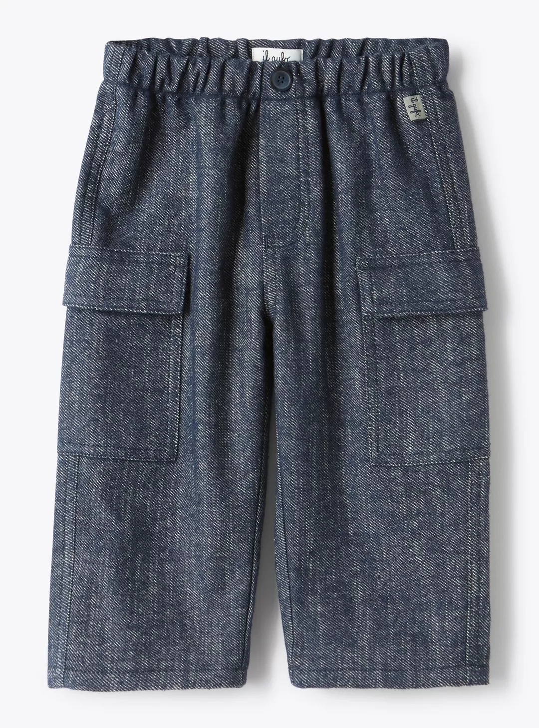 Pantalon cargo en mélange de coton, Il Gufo