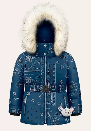 Poivre blanc veste de ski JUNE imprimé