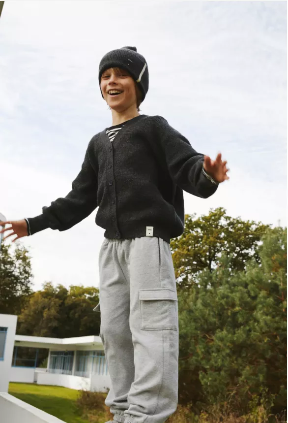 GRAY LABEL JUNIOR Cardigan laine merino