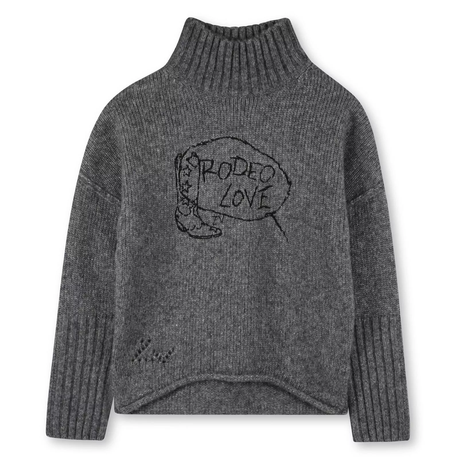 Pull col roulé gris, Zadig et Voltaire (8-12)