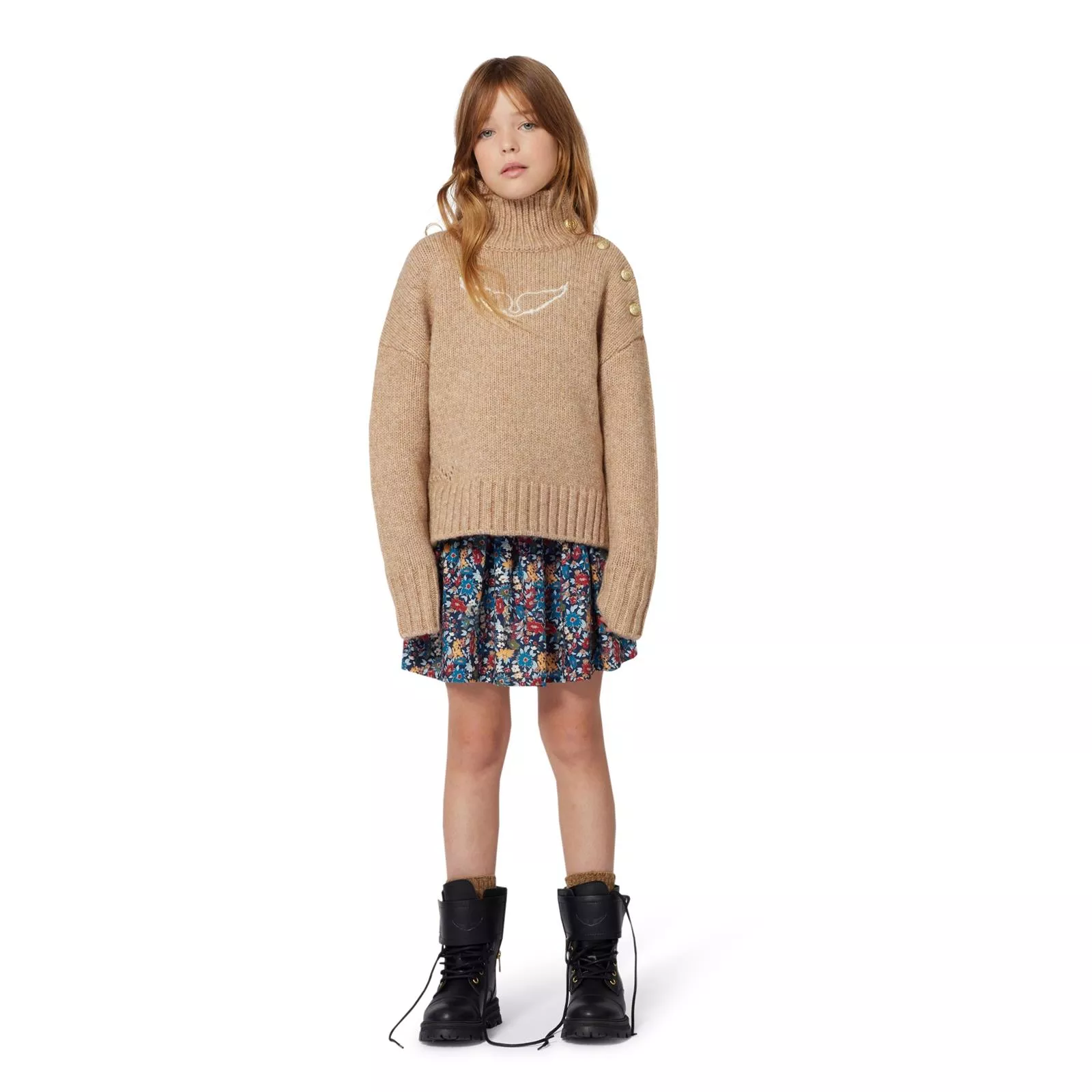 Pull à col roulé AILES (8-12ANS), Zadig et Voltaire
