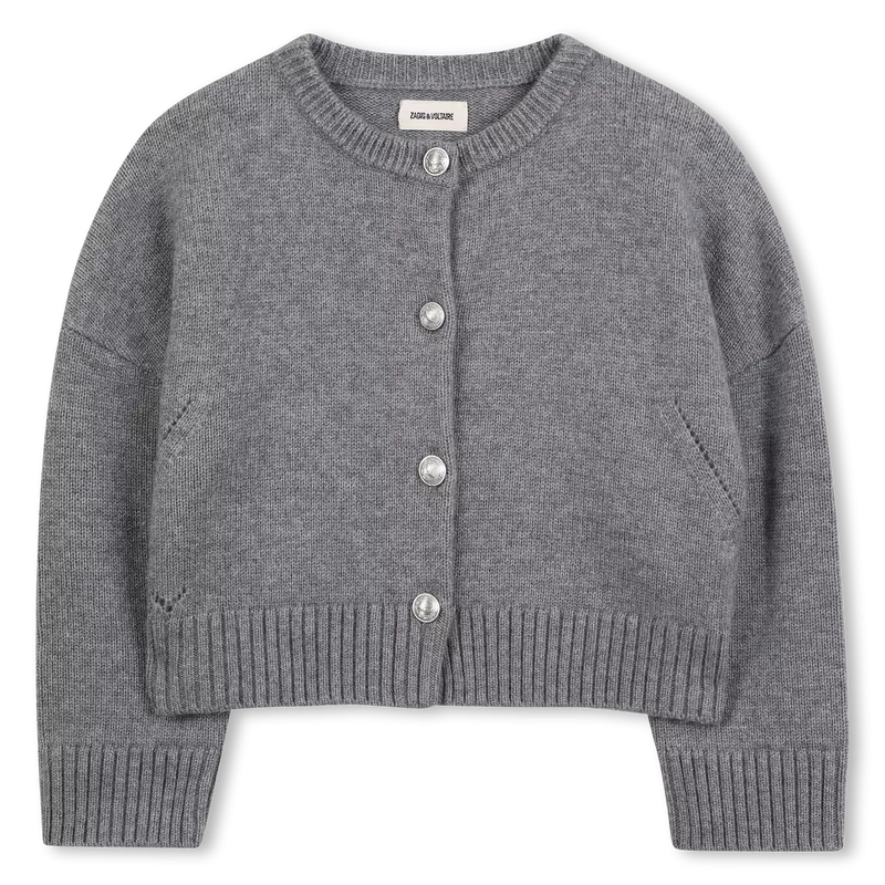 Cardigan tricot, ailes brodées, Zadig&Voltaire