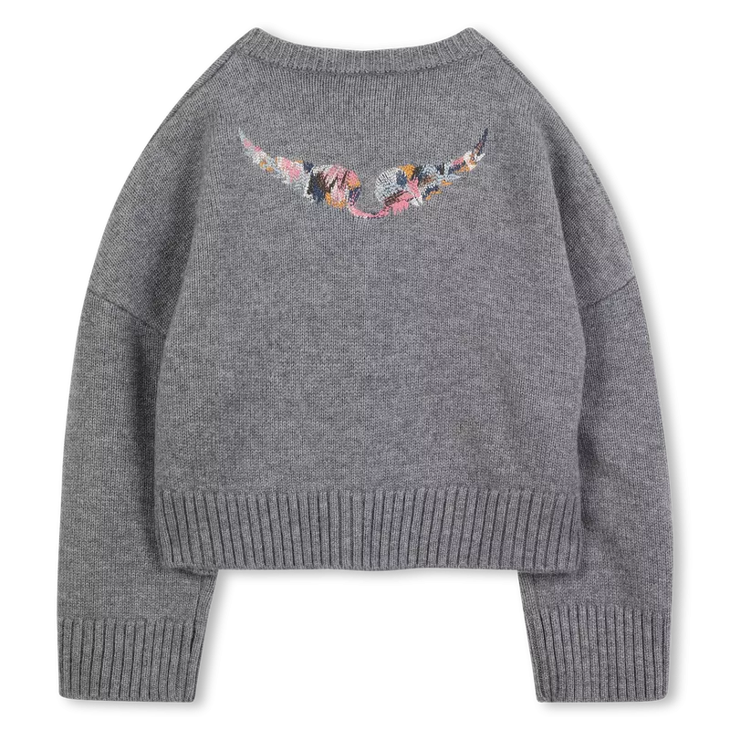 Cardigan tricot, ailes brodées, Zadig&Voltaire
