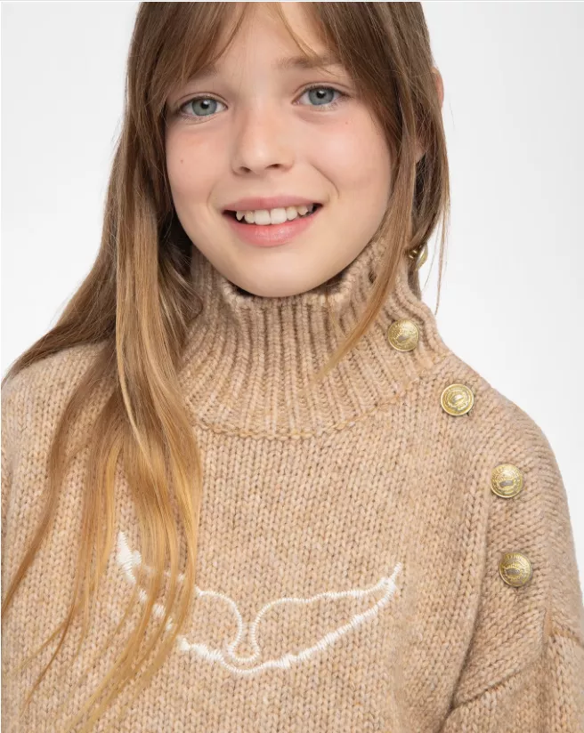 Pull à col roulé AILES (14-16ANS), Zadig et Voltaire