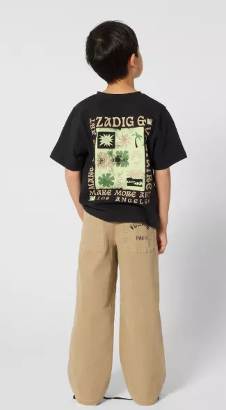 T-shirt boy, manches courtes, Zadig et Voltaire