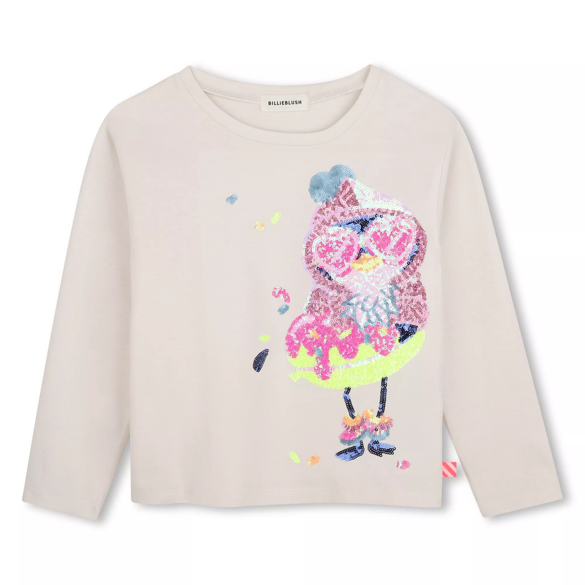 T-shirt manches longues strass, BillieBlush
