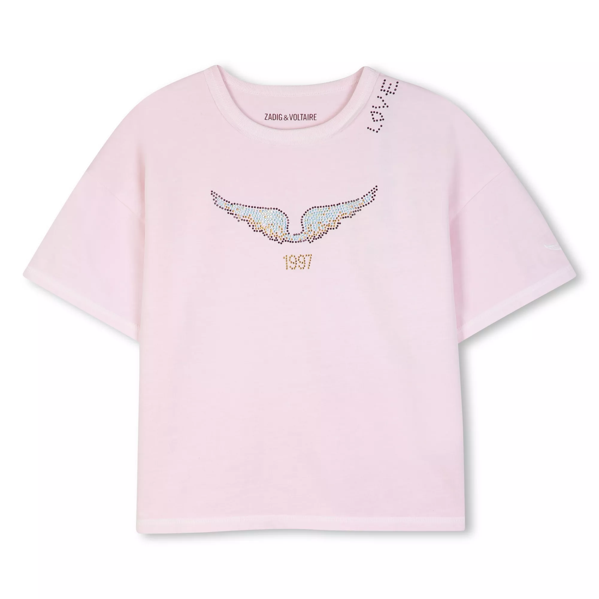 T-shirt manches courtes strass. Zadig&Voltaire