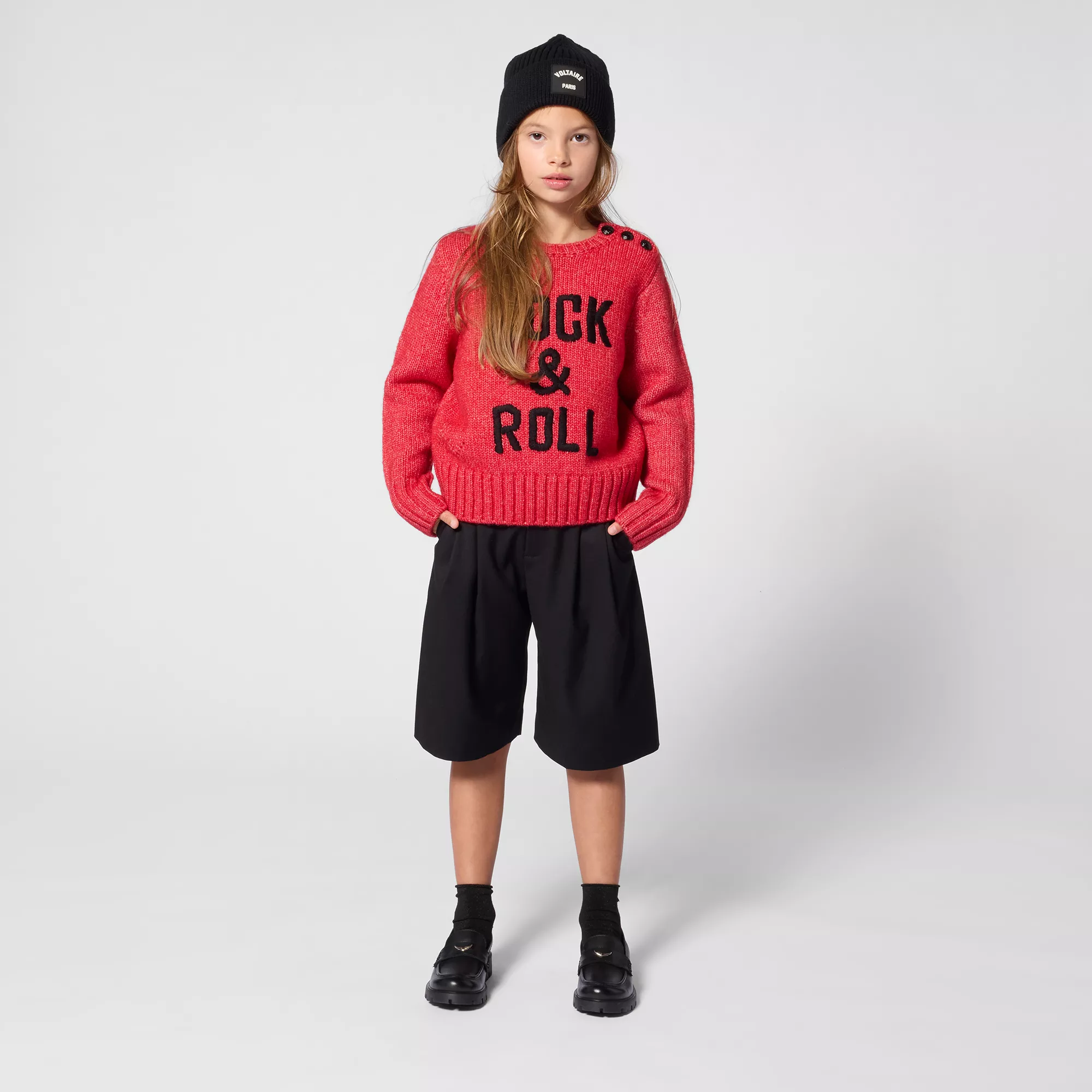 Pull girl col rond boutons (10-12ANS), Zadig&Voltaire