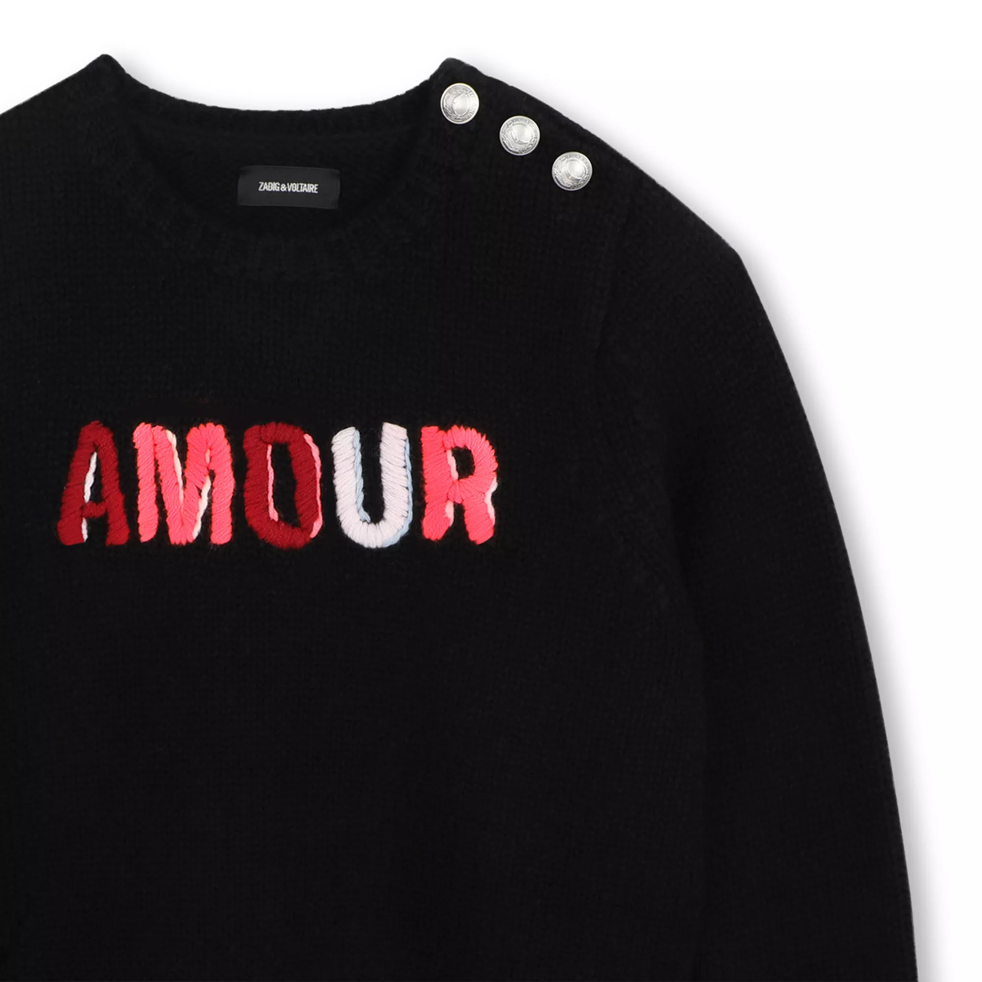Pull girl col rond boutons(14/16ANS), Zadig&Voltaire