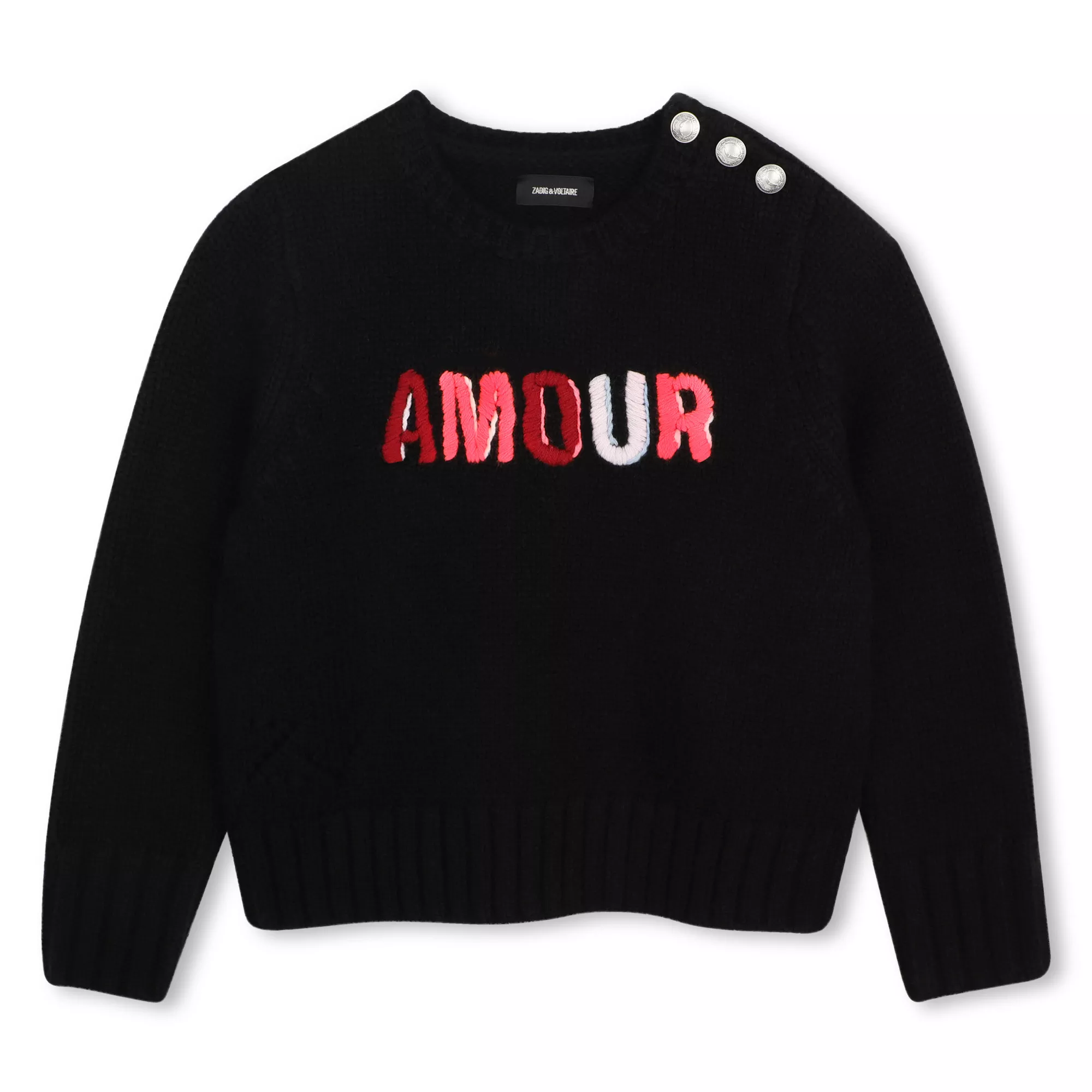 Pull girl col rond boutons(14/16ANS), Zadig&Voltaire