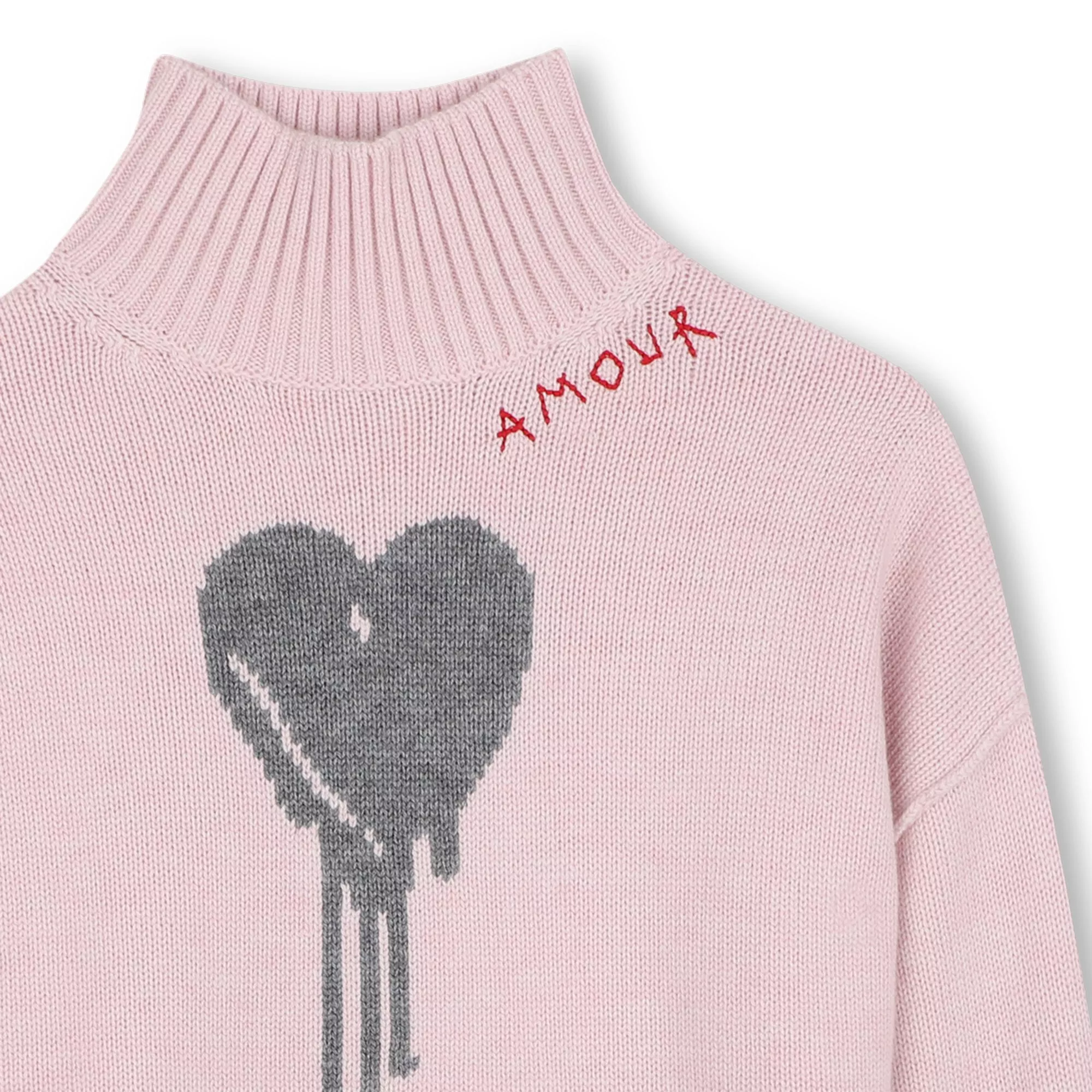 Pull girl col roulé coeur (14/16ANS). Zadig&Voltaire