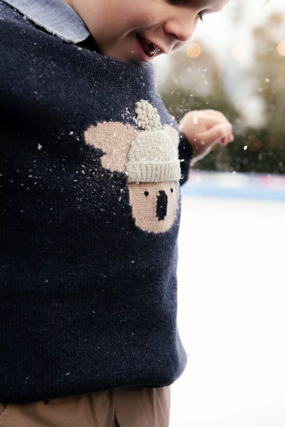 Sweater bébé DENN en merino, Donsje